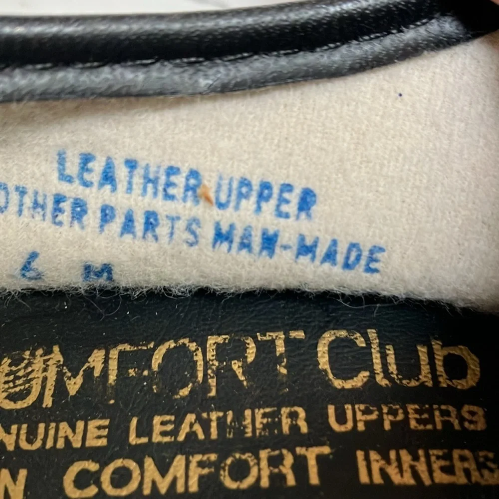 Comfort Club Vintage Style Black Woman’s Sz 6 Made in USA Lace up Shoes NWT